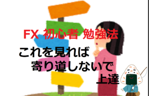 【FX初心者勉強法】これを見れば寄り道しないで上達