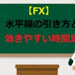 【FX】水平線の引き方と効きやすい時間足【初心者必見】