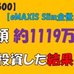 【投資信託】総額約1119万投資した結果(S&P500/eMAXIS Slim全世界株式/NASDAQ100)